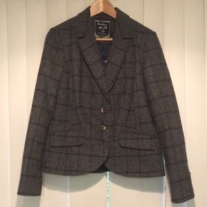 Boden British Tweed By Moon Wool Sport Coat US12
